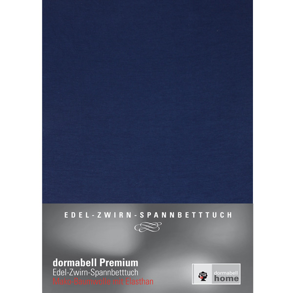 dormabell-premium-spannbetttuch-navy5734466324e74 dormabell Premium Jersey Bettlaken Navy
