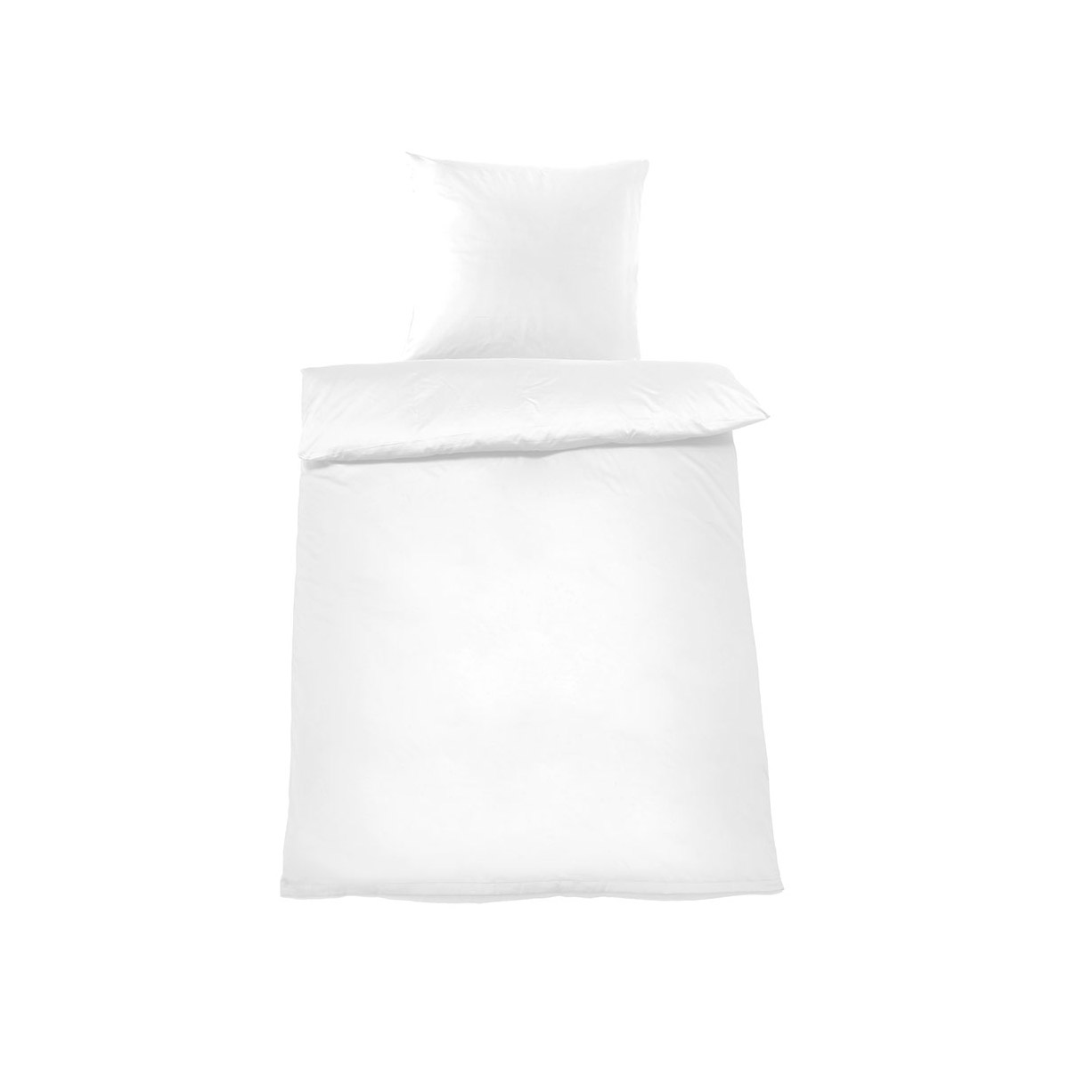 DORMABELL Satin Bettwäsche Weiß