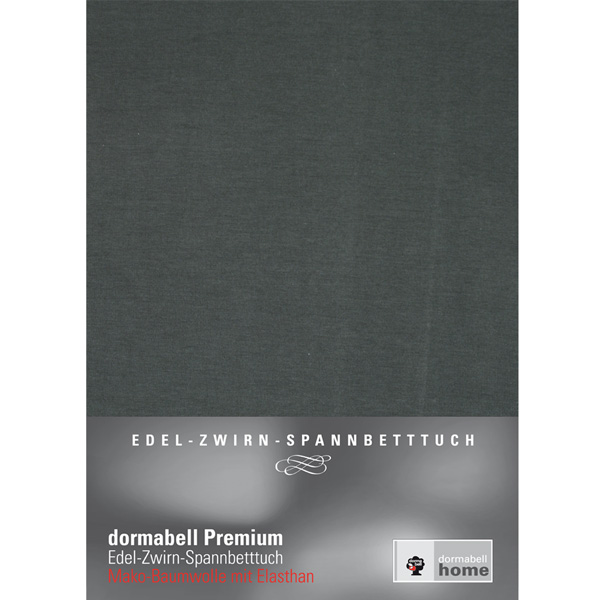 dormabell Premium Jersey Bettlaken Granit