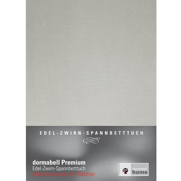 dormabell Premium Jersey Bettlaken Lichtgrau