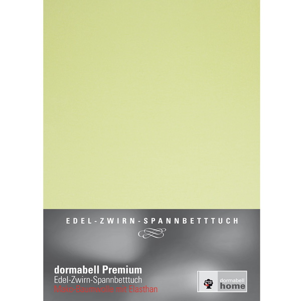 dormabell Premium Jersey Bettlaken Limette
