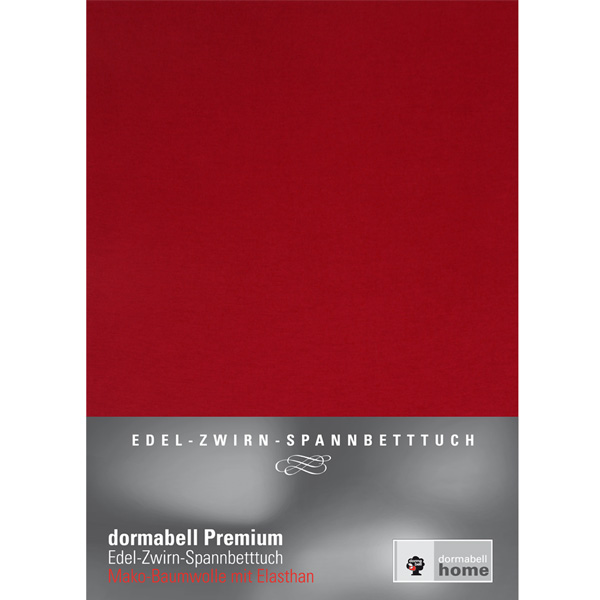 dormabell Premium Jersey Bettlaken Rubin