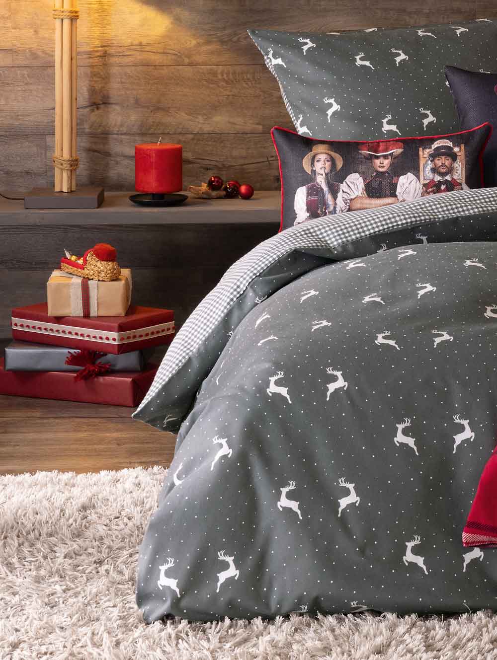 dormabell Hirsch Flanell Bettwäsche