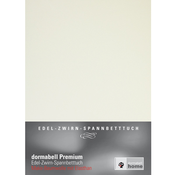 dormabell Premium Jersey Bettlaken Elfenbein