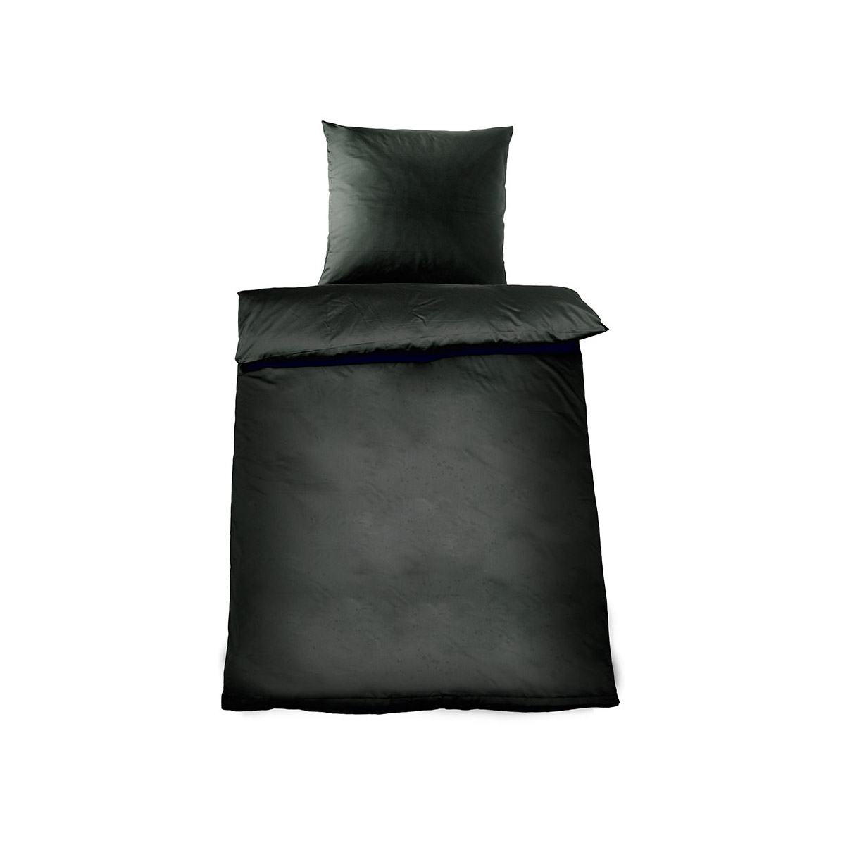 DORMABELL Satin Bettwäsche Schwarz