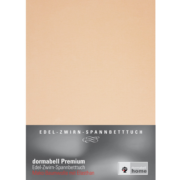 dormabell Premium Jersey Bettlaken Lachs