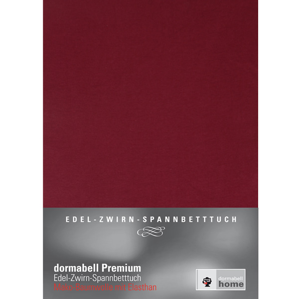 dormabell Premium Jersey Bettlaken Vino