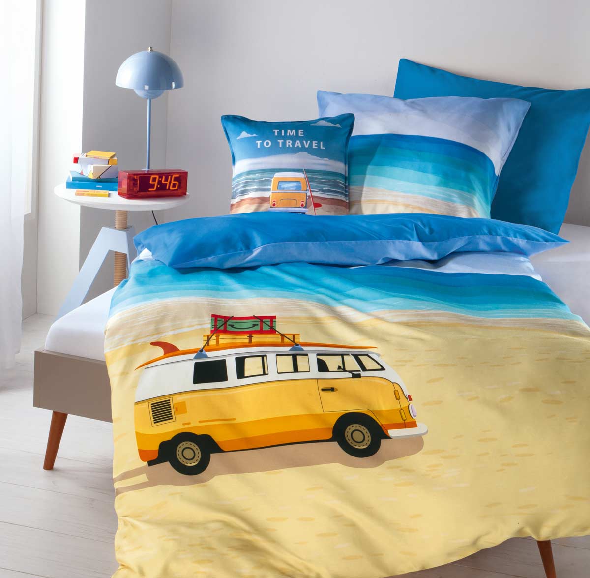 dormabell Beach Van Bus Satin Bettwäsche