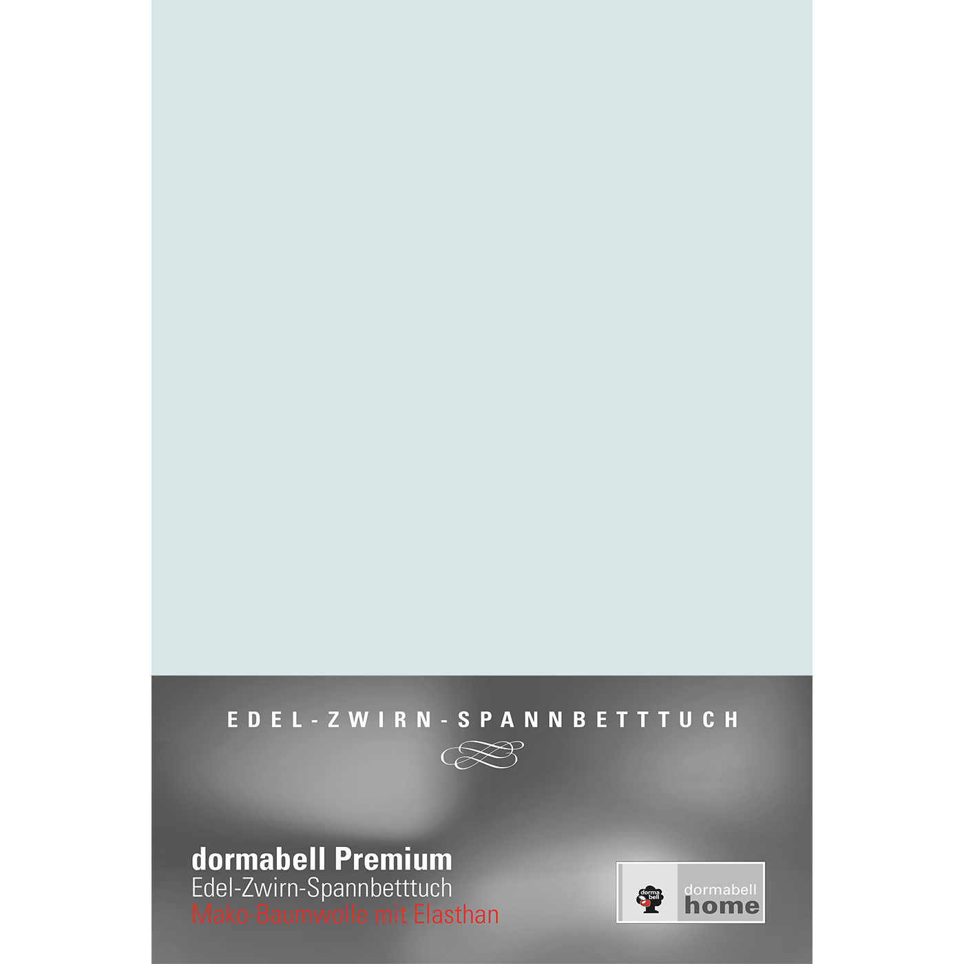 dormabell Premium Jersey-Spannbetttuch silbergrau