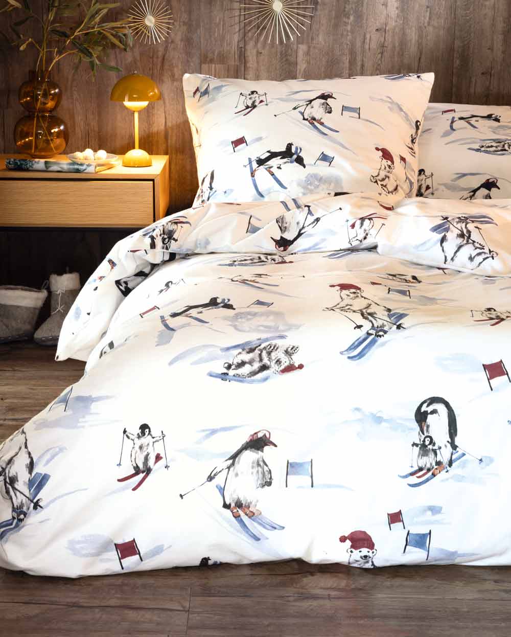 dormabell Pinguin Flanell Bettwäsche